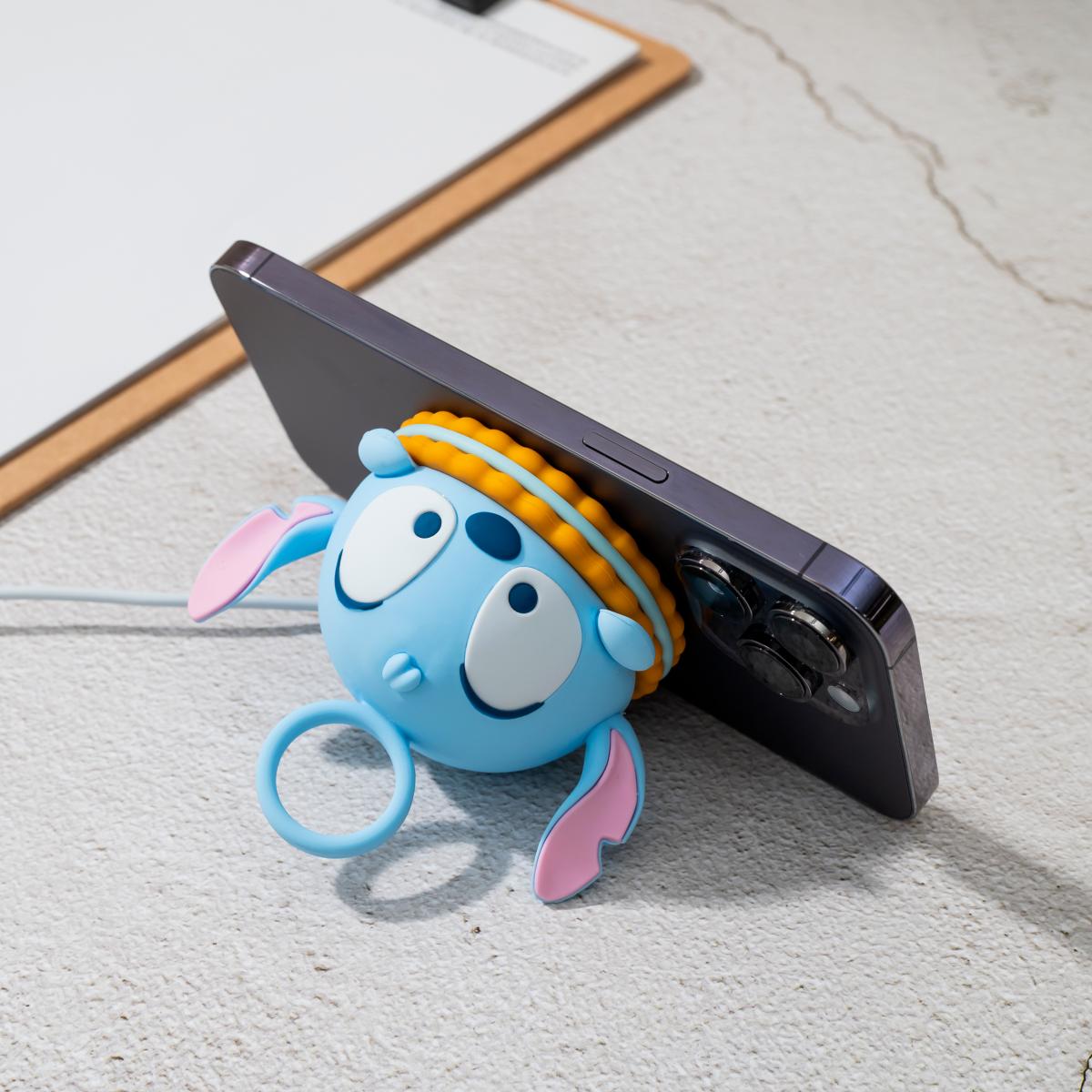 特價 台灣 infoThink Disney系列餅乾造型Magsafe磁吸充電座 三眼仔Alien/ 史迪奇Stitch/ 維尼 Pooh/ 熊抱 Lotso