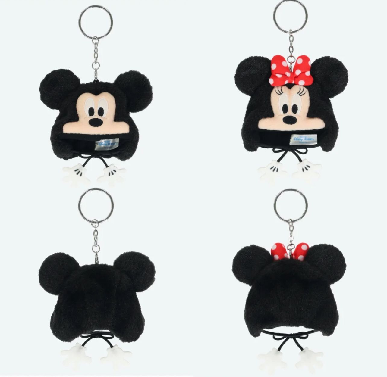 Mickey/ Minnie 毛毛帽匙扣