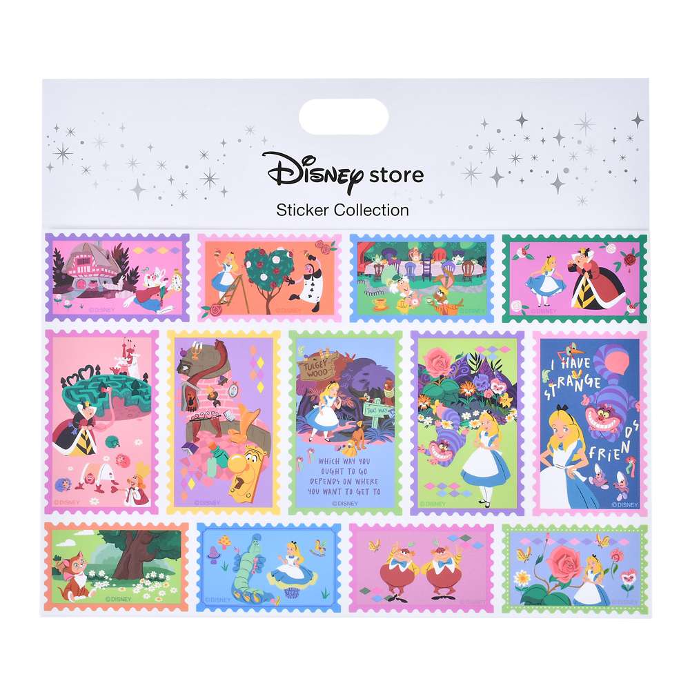 Princess/ Disney Animals/ Stitch/ Alice|郵票風貼紙