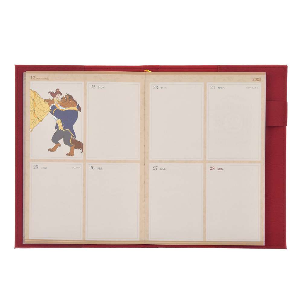 美女與野獸 皮套B6 Schedule Book CALENDARS & ORGANIZERS 2026