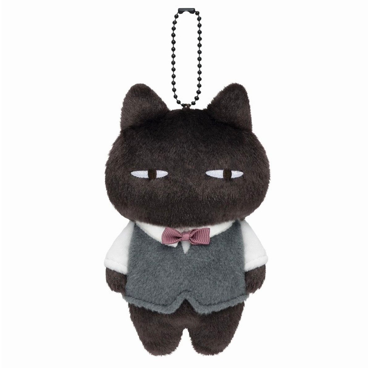 小白虎與黑虎蝦 | 扮貓公仔匙扣