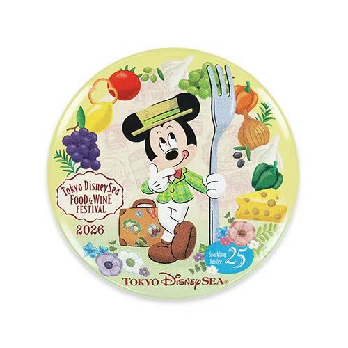 Mickey 扣針 - Special Merchandise x 五星級大鼠 - TOKYO DISNEY SEA FOOD & WINE FESTIVAL