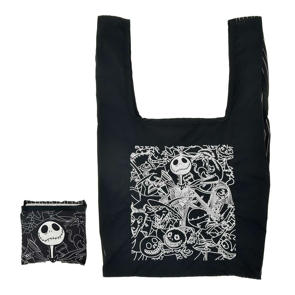 刺繡摺疊環保袋 - TIM BURTON'S THE NIGHTMARE BEFORE CHRISTMAS