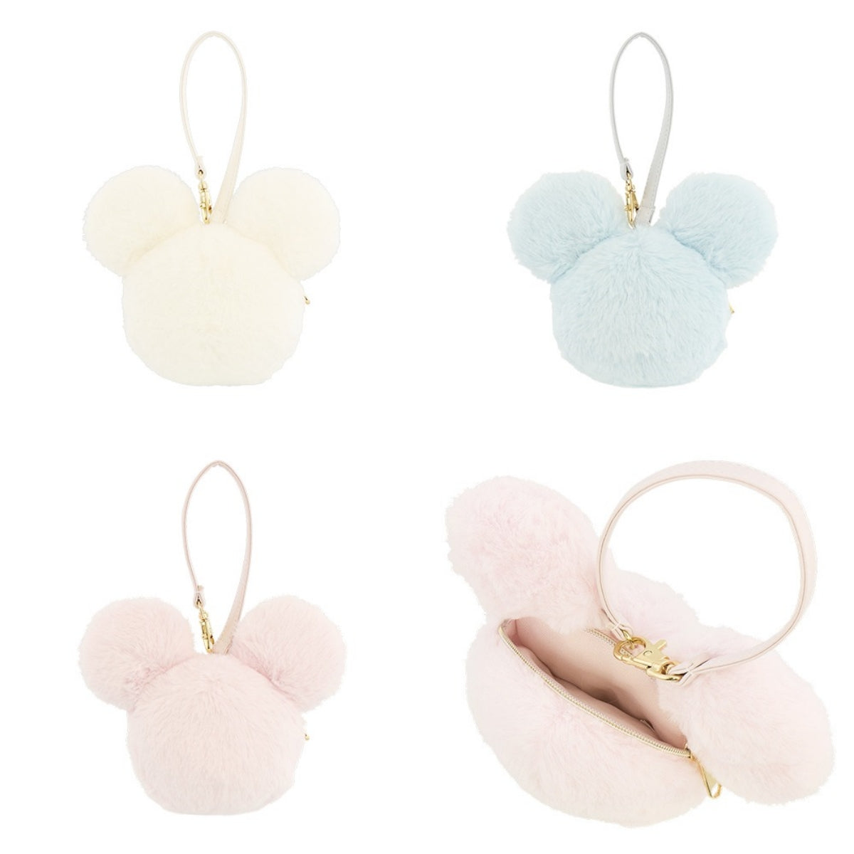 毛毛小物袋掛飾 Winter Fluffy Item At Disneyland