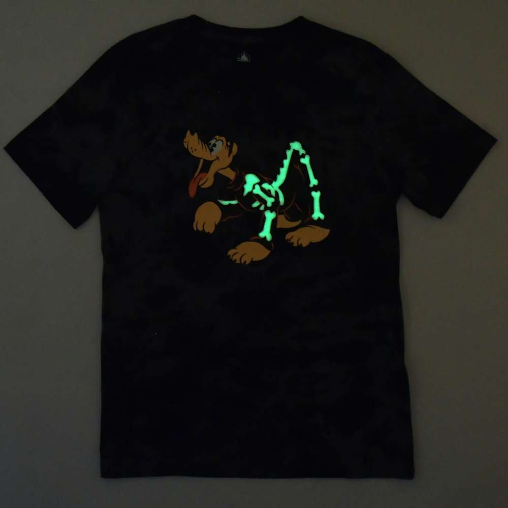 Pluto 夜光Tee - Disney Store Halloween 2025