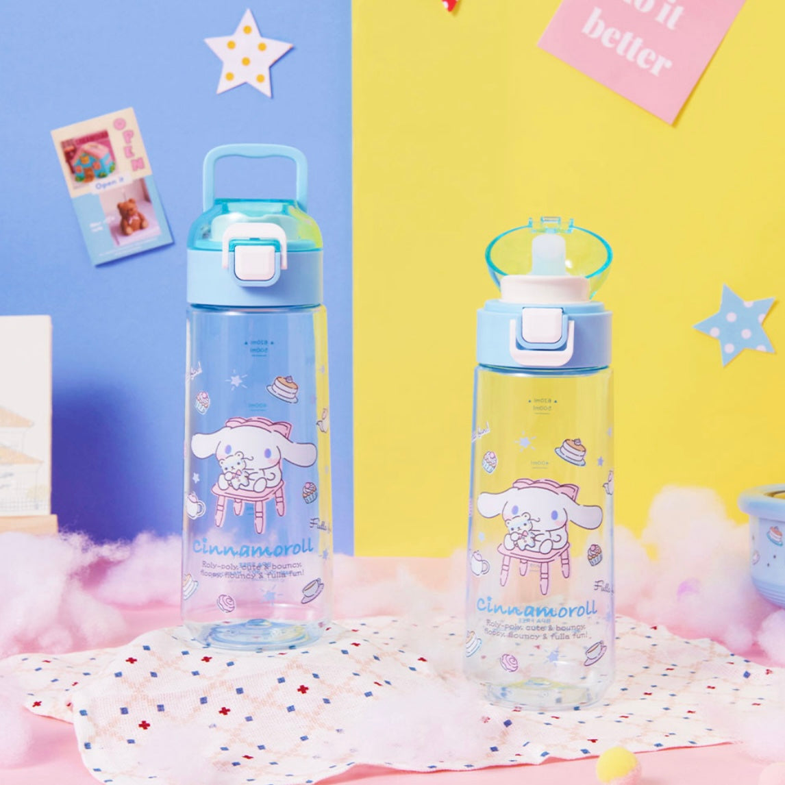 台灣 玉桂狗 彈蓋水樽 620ml