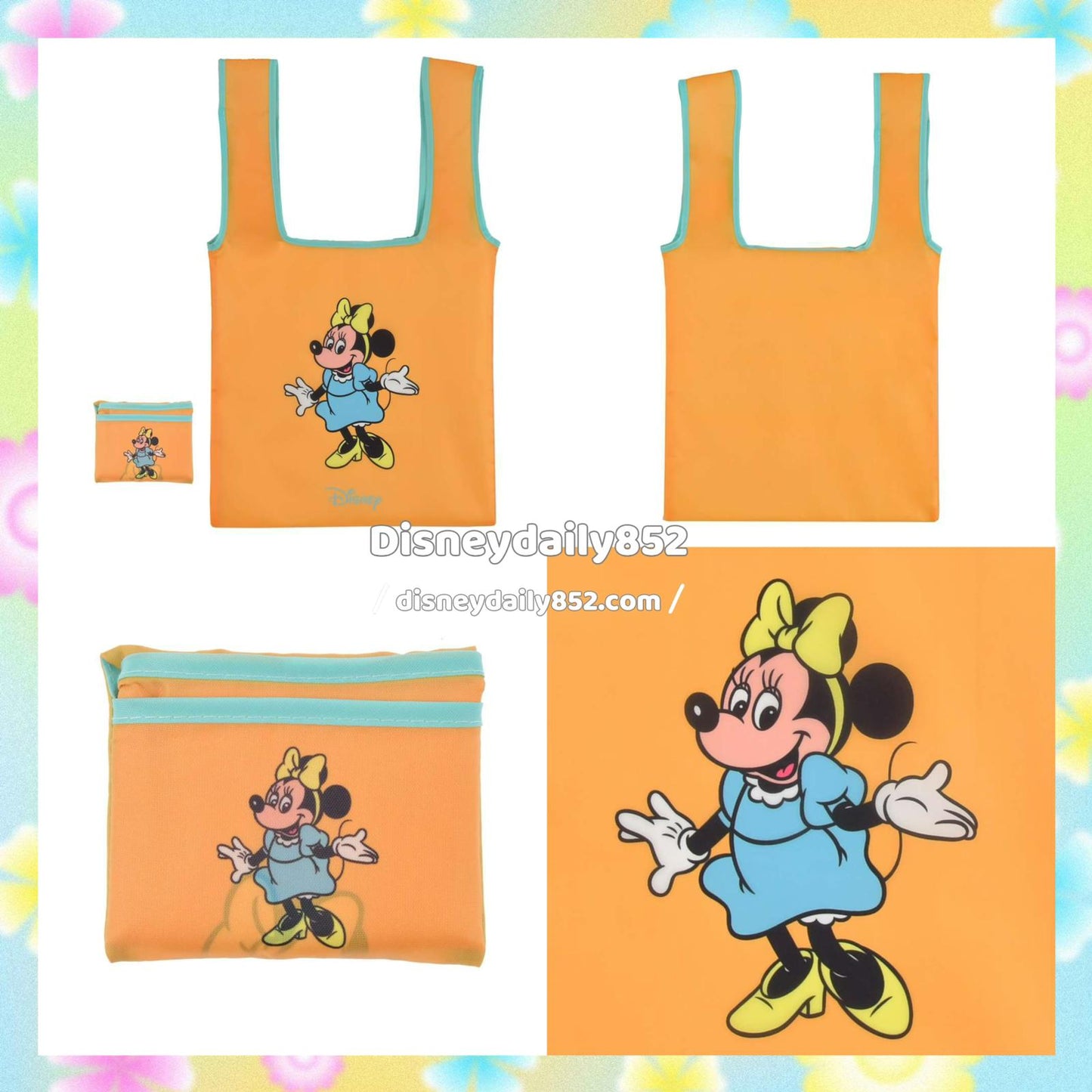 摺疊環保袋 Marie/ Donald/ Minnie
