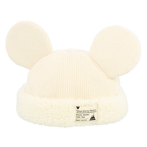 大人/ 小童 帽子 (黑/白色) Winter Fluffy Item At Disneyland