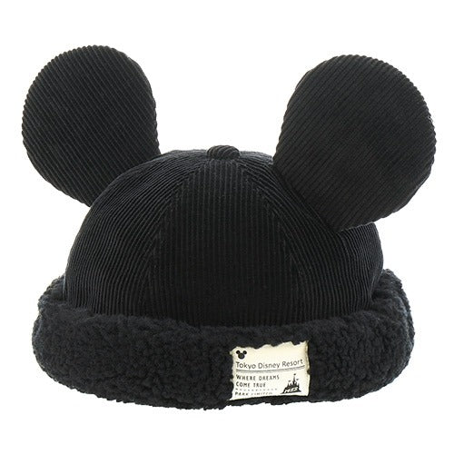 大人/ 小童 帽子 (黑/白色) Winter Fluffy Item At Disneyland