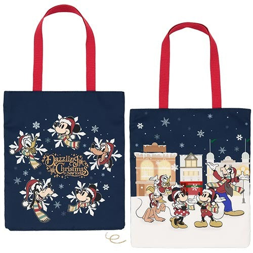 Mickey & Friends Tote Bag Dazzling Christmas in New York!