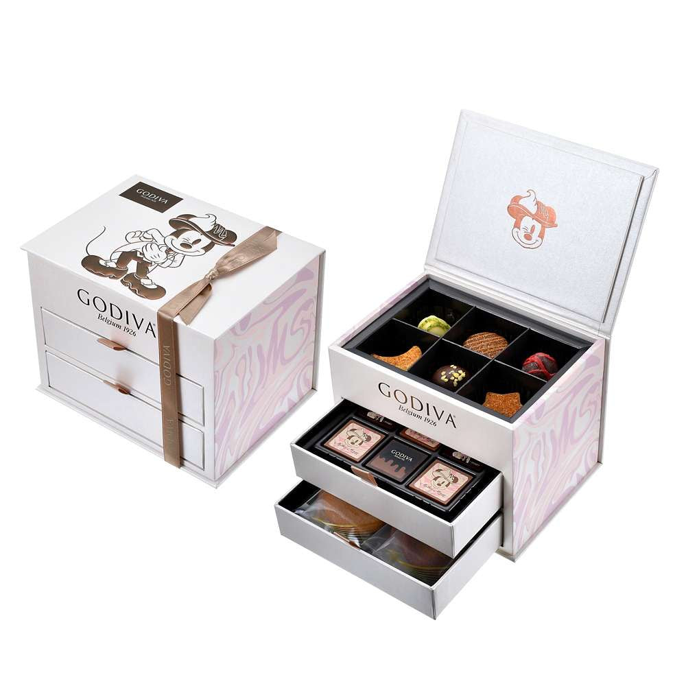 DISNEY VALENTINE GODIVA Mickey 朱古力餅乾禮盒18粒裝
