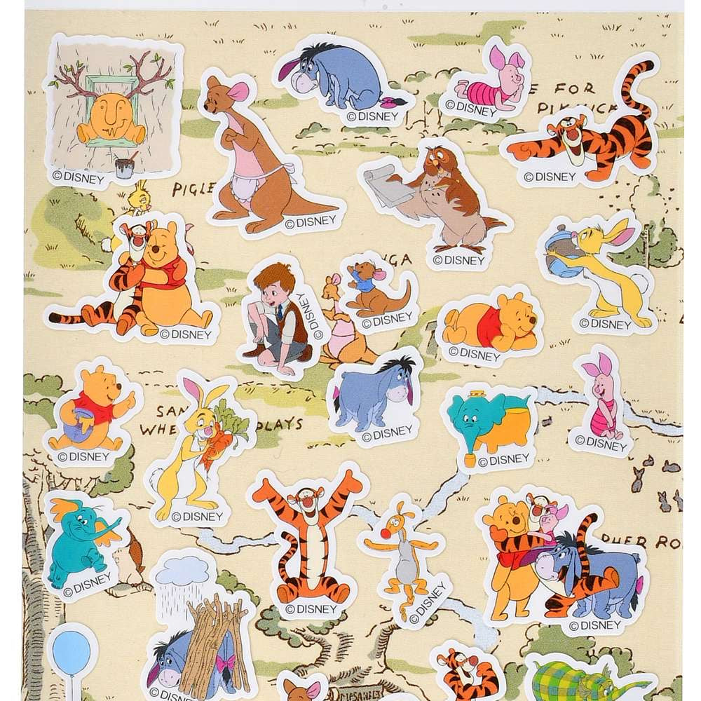 Pooh & Friends/ Stitch/ 101斑點狗 & Lady & The Tramp/ Lady & Tramp 貼紙