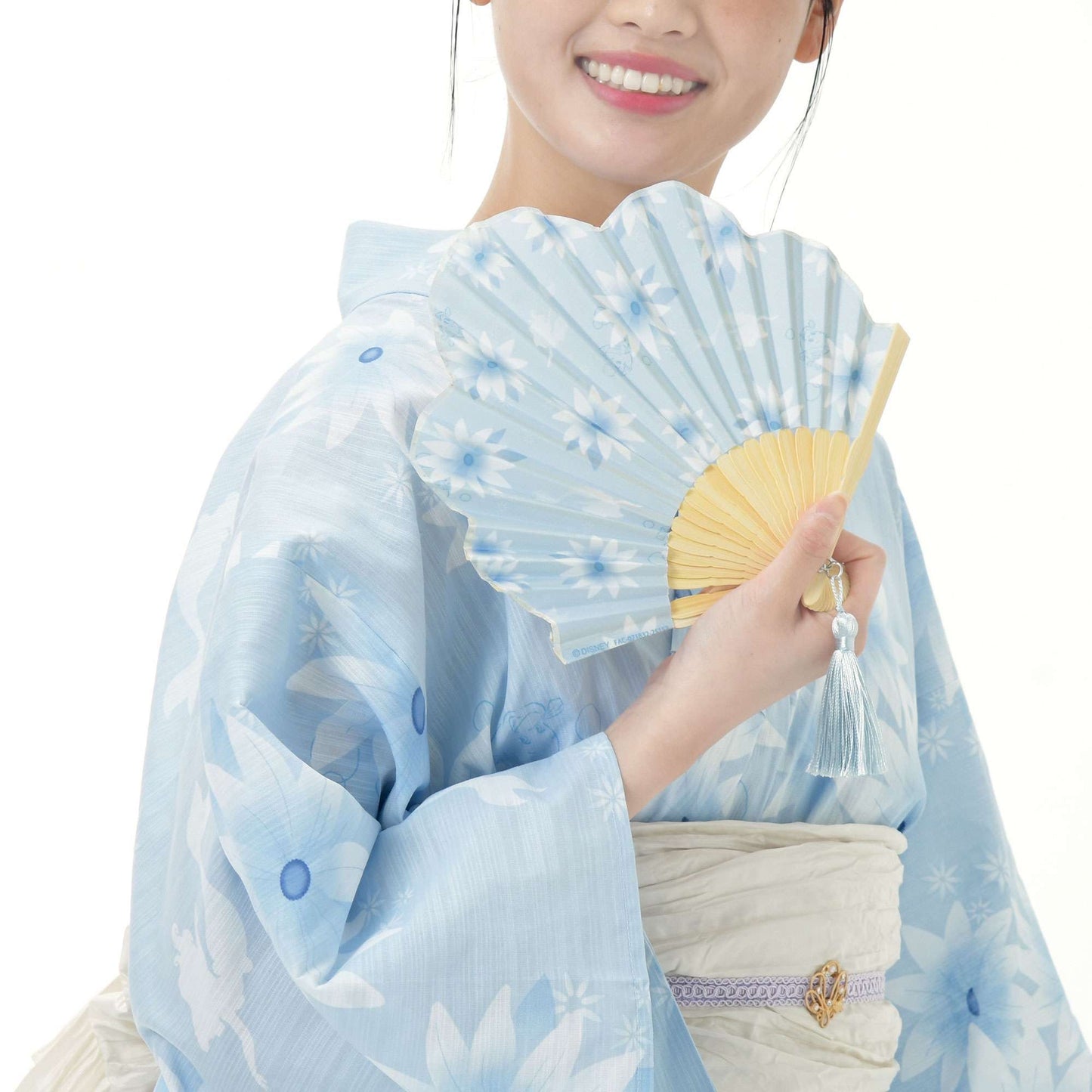 Marie/ Ariel 摺扇 - Disney YUKATA Collection