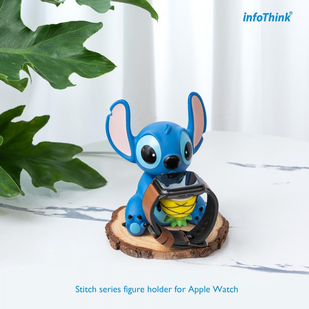台灣 infoThink 公仔充電座for Apple Watch Chip/ Dale/Donald/ Mickey/ Stitch/ Pooh/ Pooh (聖誕款)