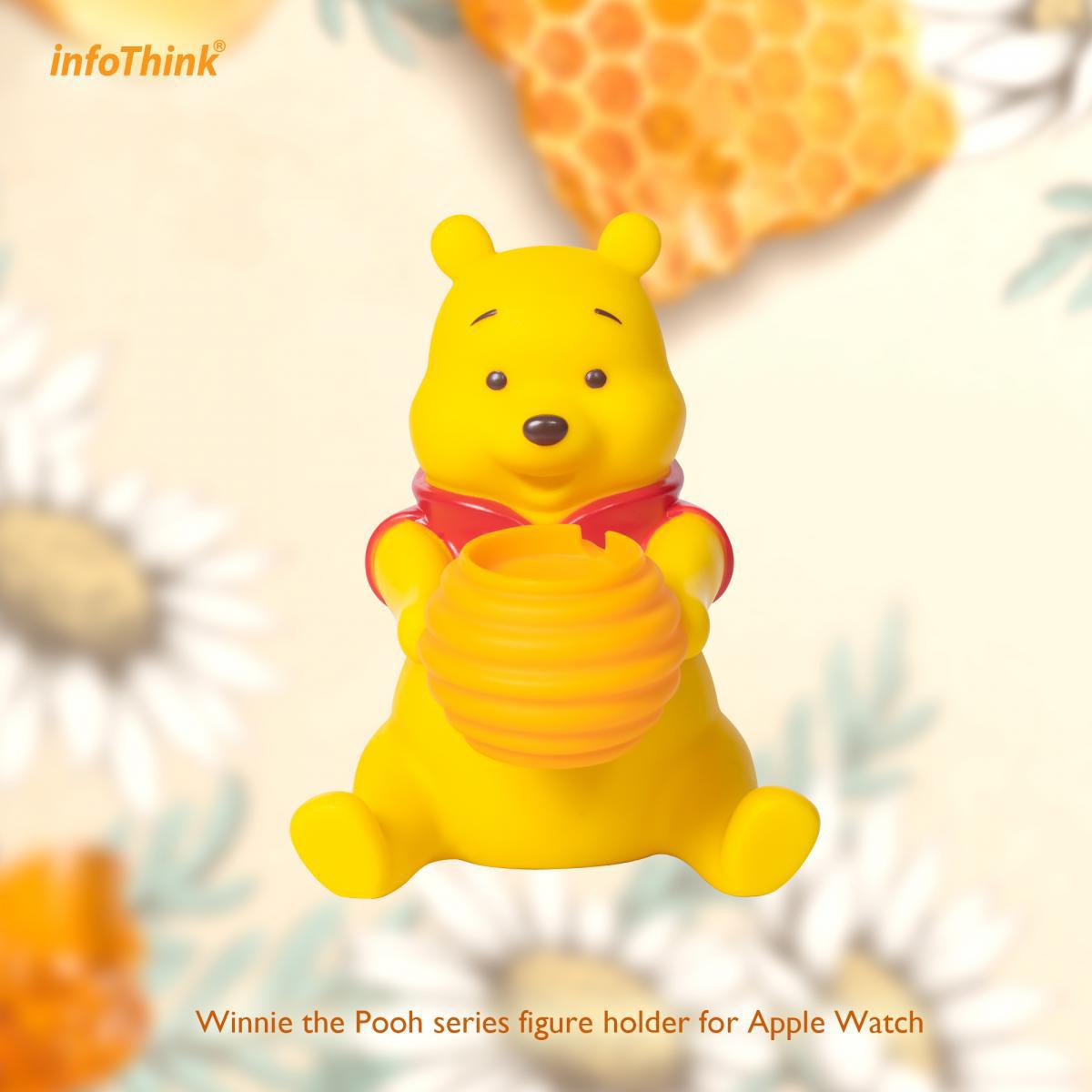 台灣 infoThink 公仔充電座for Apple Watch Chip/ Dale/Donald/ Mickey/ Stitch/ Pooh/ Pooh (聖誕款)
