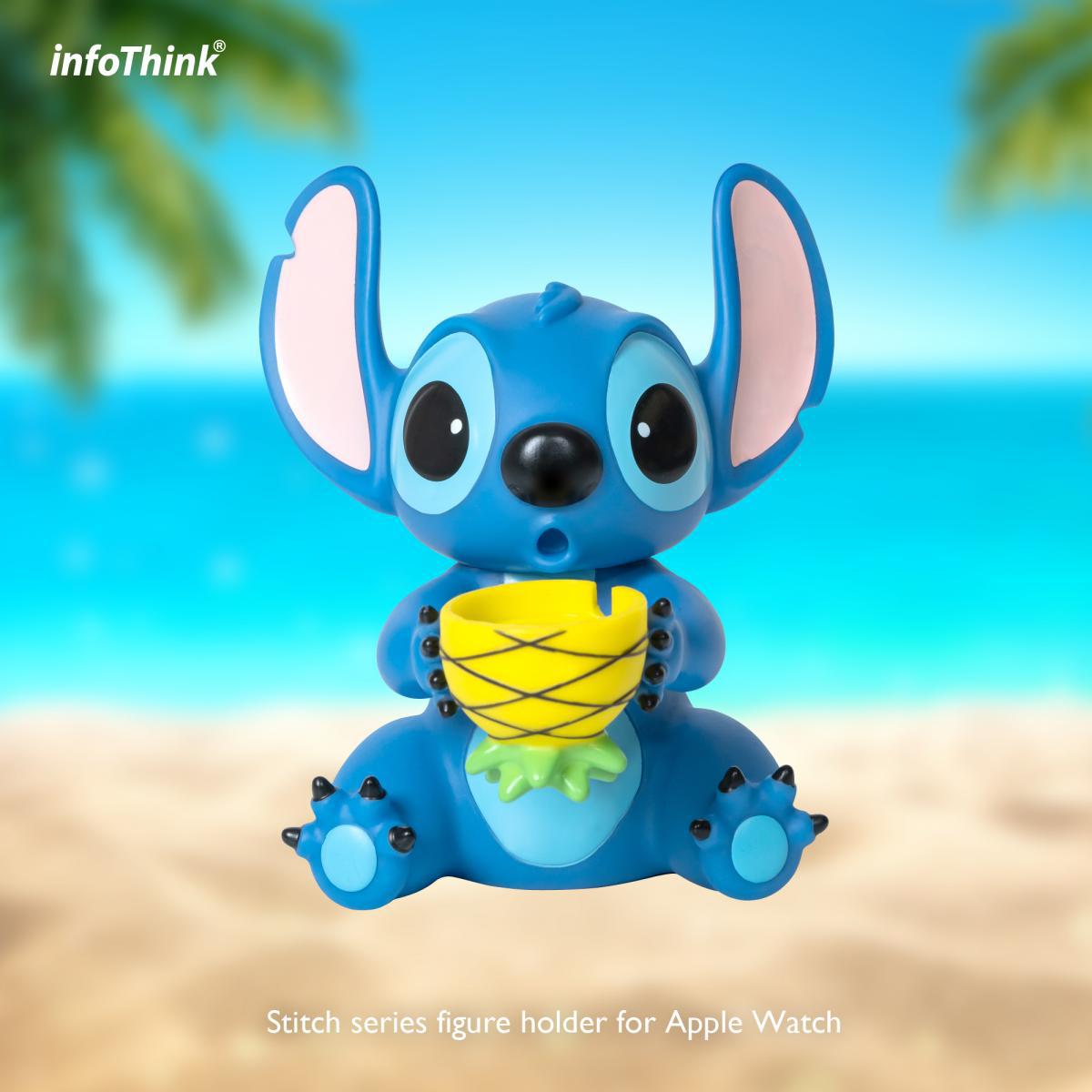 台灣 infoThink 公仔充電座for Apple Watch Chip/ Dale/Donald/ Mickey/ Stitch/ Pooh/ Pooh (聖誕款)