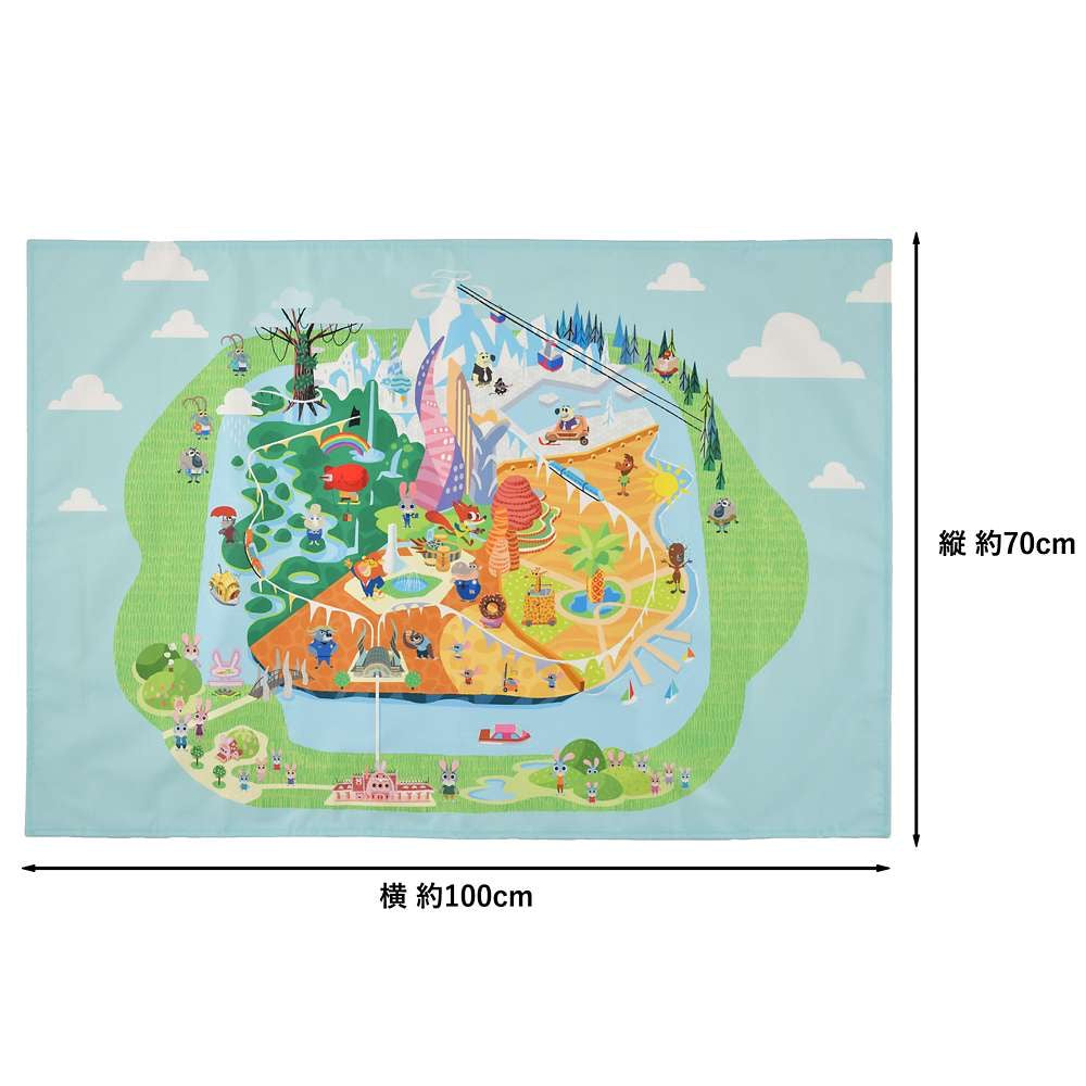 Peter Pan/ Zootopia/ Pooh/ Ariel 摺疊野餐墊(S) COMPACT PICNIC SHEET