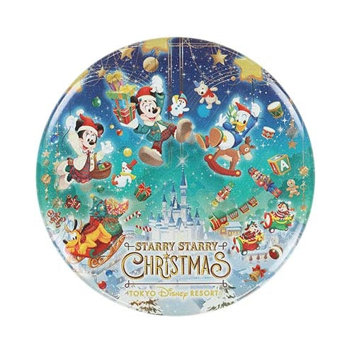 Mickey & Friends 圓扣針 | Starry Starry Christmas