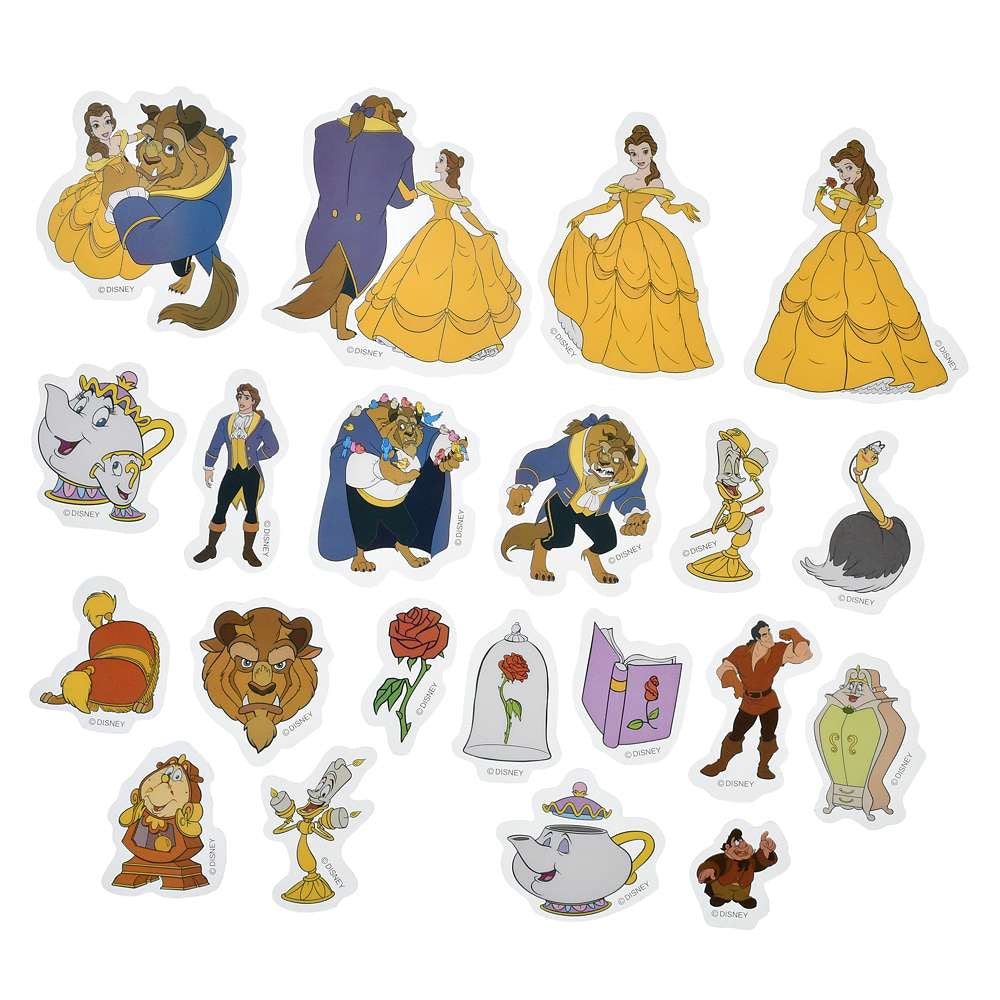 Beauty & the Beast/ Disney Cat/ MU/ Disney & Friends/ Space Mickey & Friends 大貼紙套裝