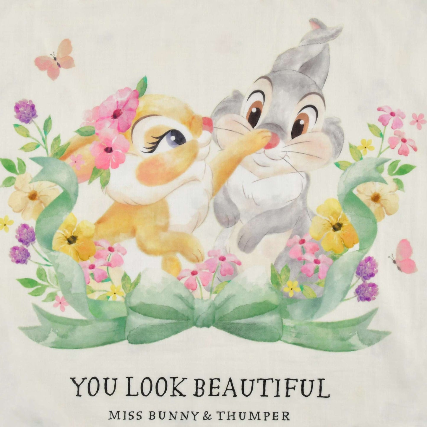 Ms Bunny & Thumper 毛氈連收納袋- DISNEY SPRING ROMANCE