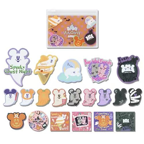 鬼鬼貼紙連Pouch -  Disney Halloween 2025
