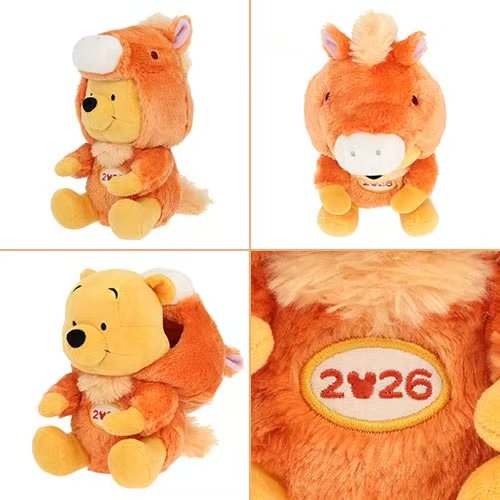 Pooh 公仔連手偶 馬年正月新年系列 2026