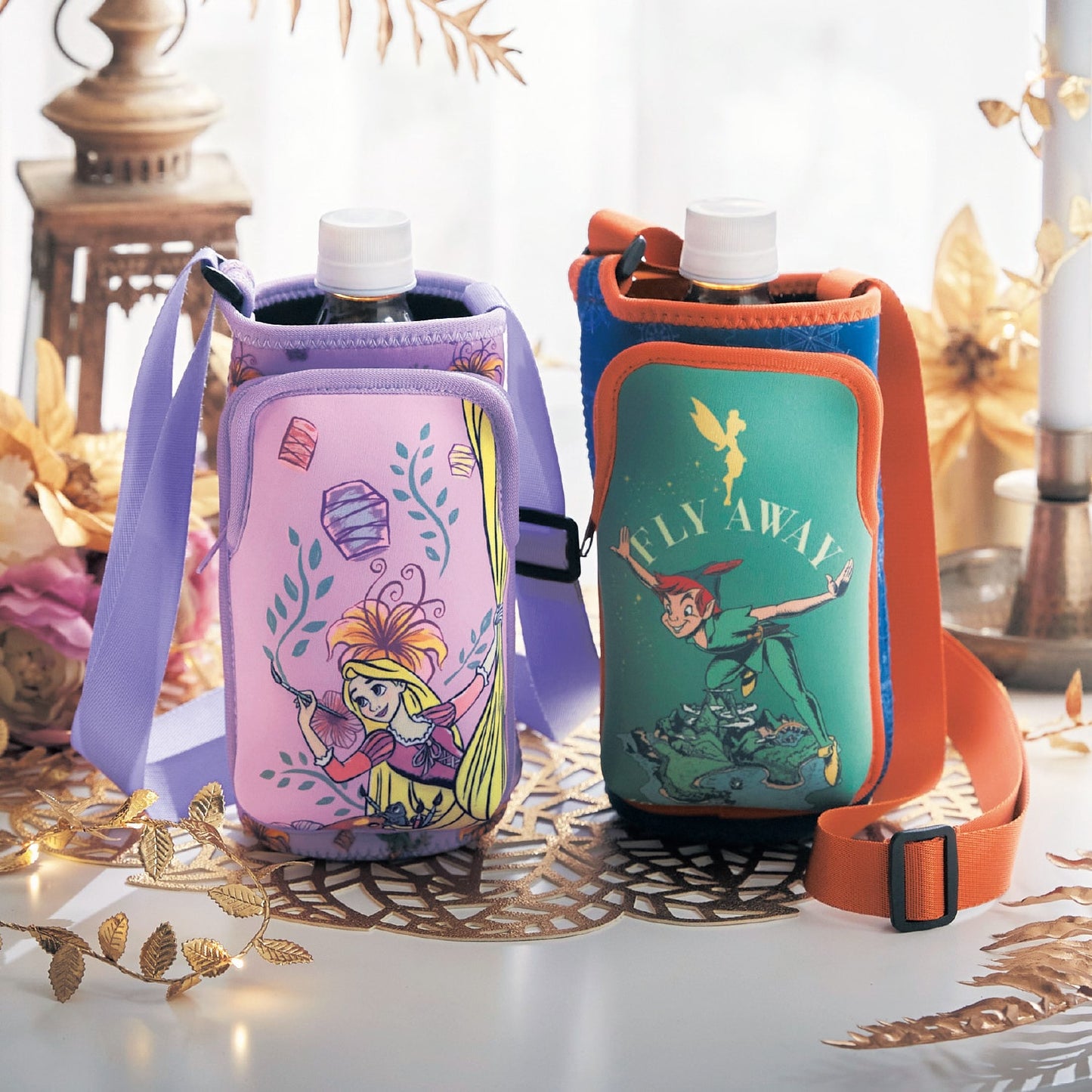 多用途水樽斜孭袋 Stitch/ Mickey/ Rapunzel/ Peter Pan