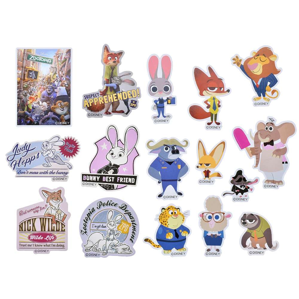 Zootopia/ 101斑點狗 & Lady 貼紙Set