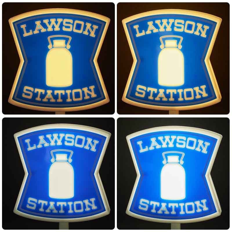 日本 Lawson 限定 招牌 看板 小夜燈/ 著燈匙扣