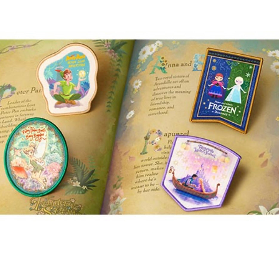 Peter Pan/ Tinkerbell/ Rapunzel/ Frozen 布章扣針 - Fantasy Springs