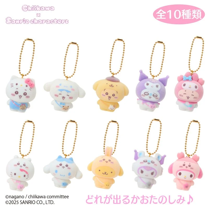 現貨 Sanrio x Chiikawa 小可愛 盲盒匙扣 單抽/ 原盒套裝(10個入) 7 月到貨 ちいかわ