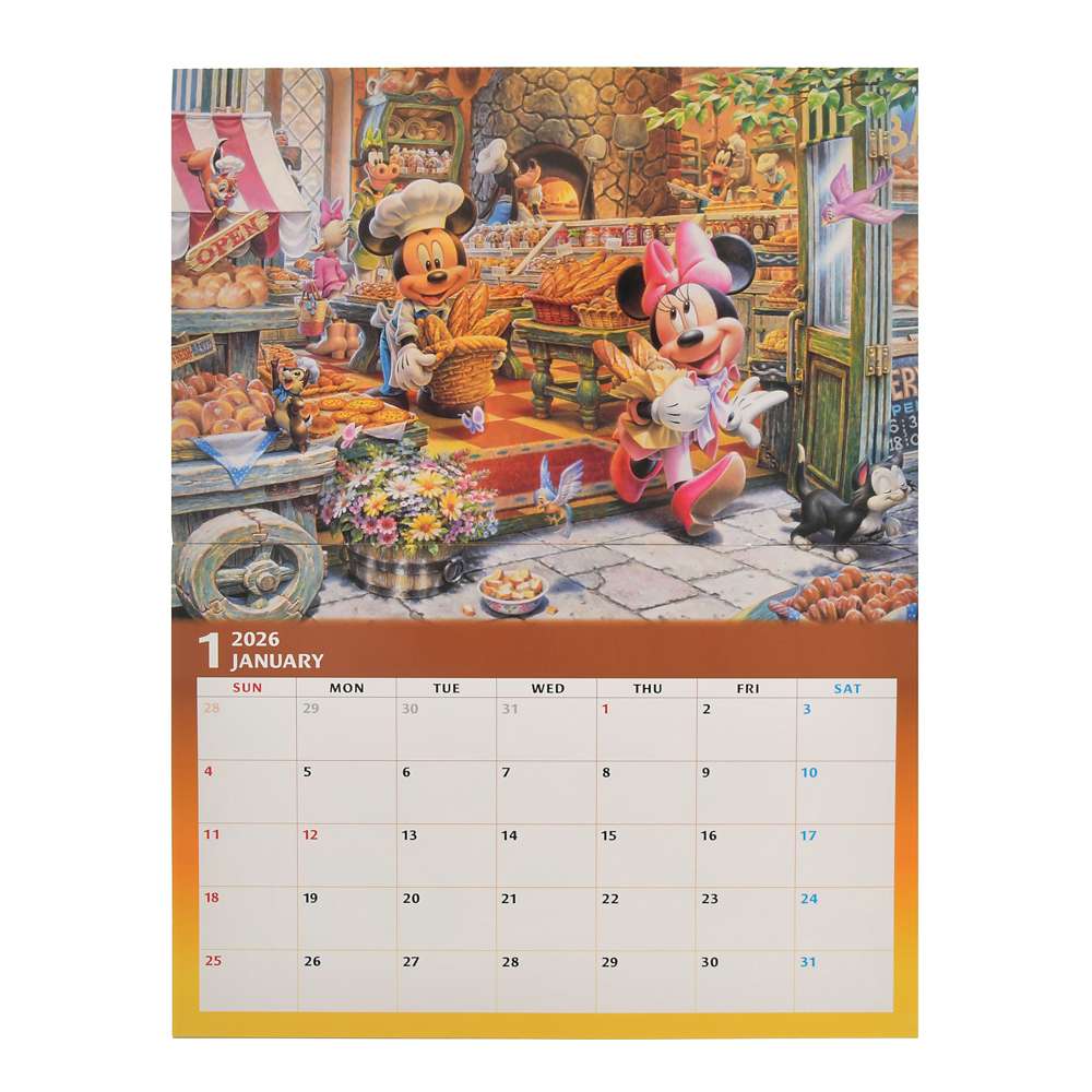 Mickey & Friends 掛牆月曆 CALENDARS & ORGANIZERS 2026