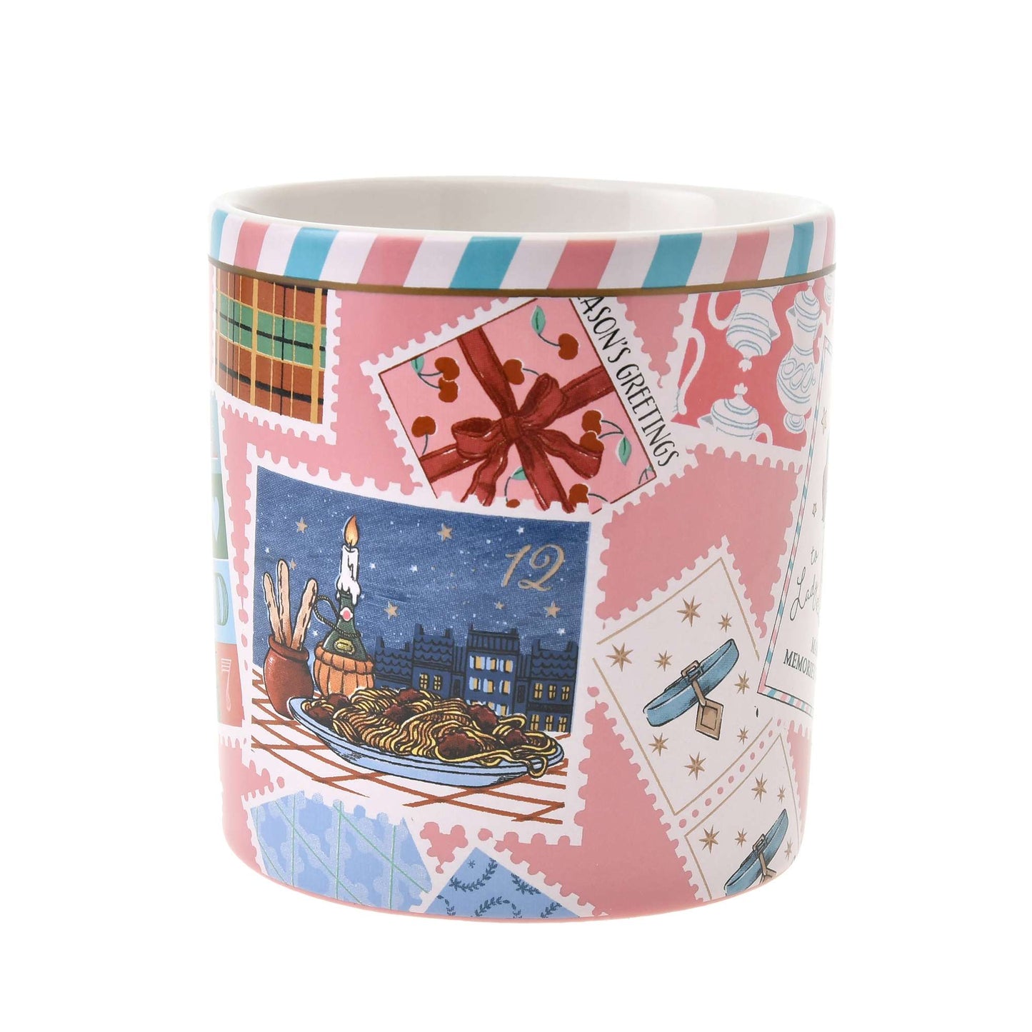DISNEY CHRISTMAS HOLIDAY SEASON COLLECTION Stitch/ Lady/ Ms bunny 陶瓷杯