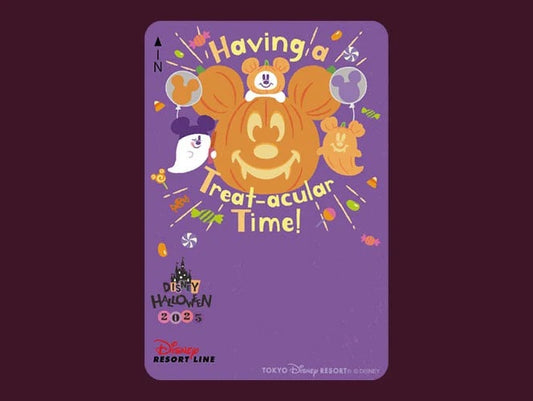 鬼鬼南瓜紀念車票 - Disney Halloween 2025