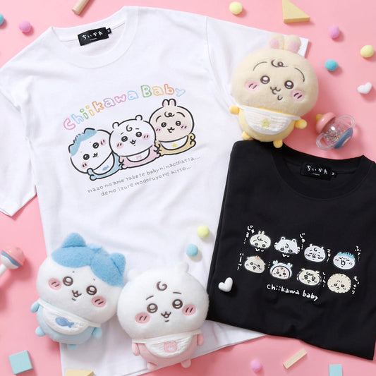 Chiikawa Baby 系列 小可愛 黑/白 短袖Tee ちいかわ