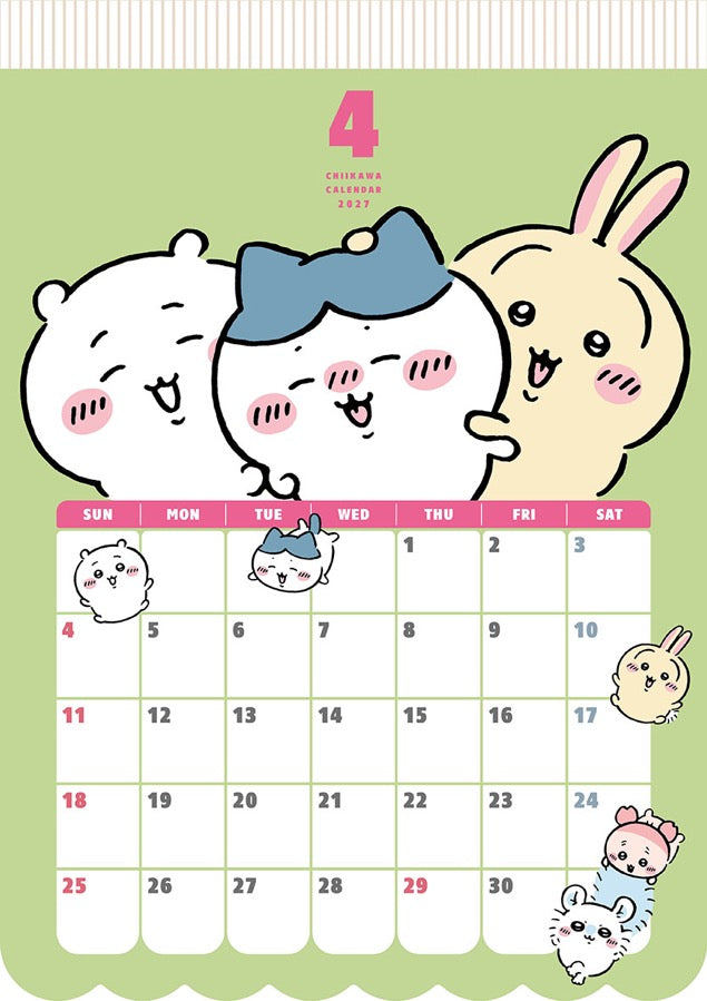 Chiikawa| 小可愛 掛牆月曆 Calendar 2027