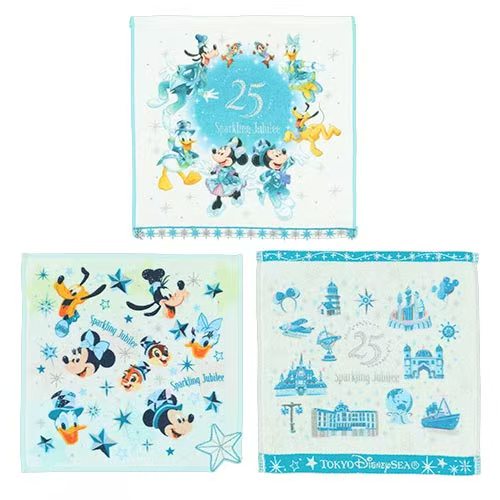 手巾套裝 - TOYKO DISNEYSEA 25TH SPARKLING JUBILEE