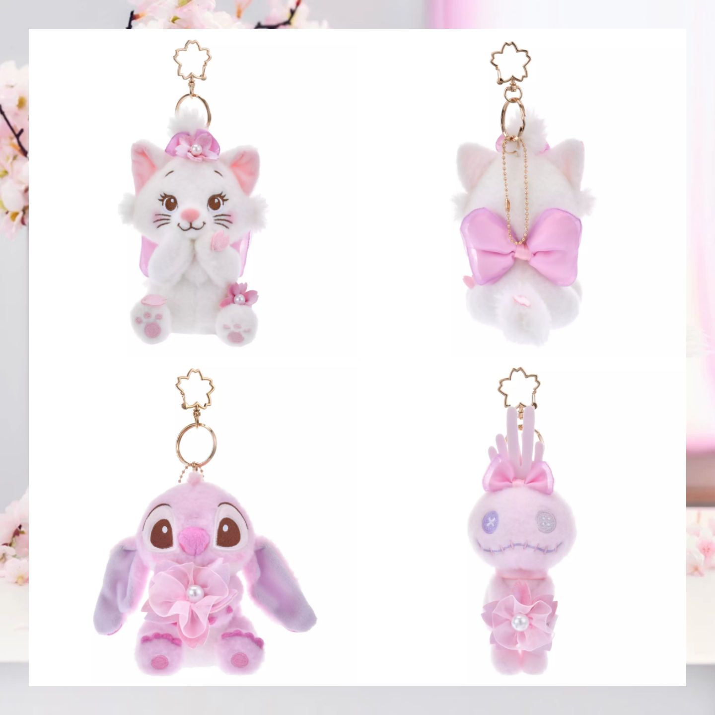 現貨 Marie/ Stitch/ 小甘 櫻花掛飾 Sakura 2025
