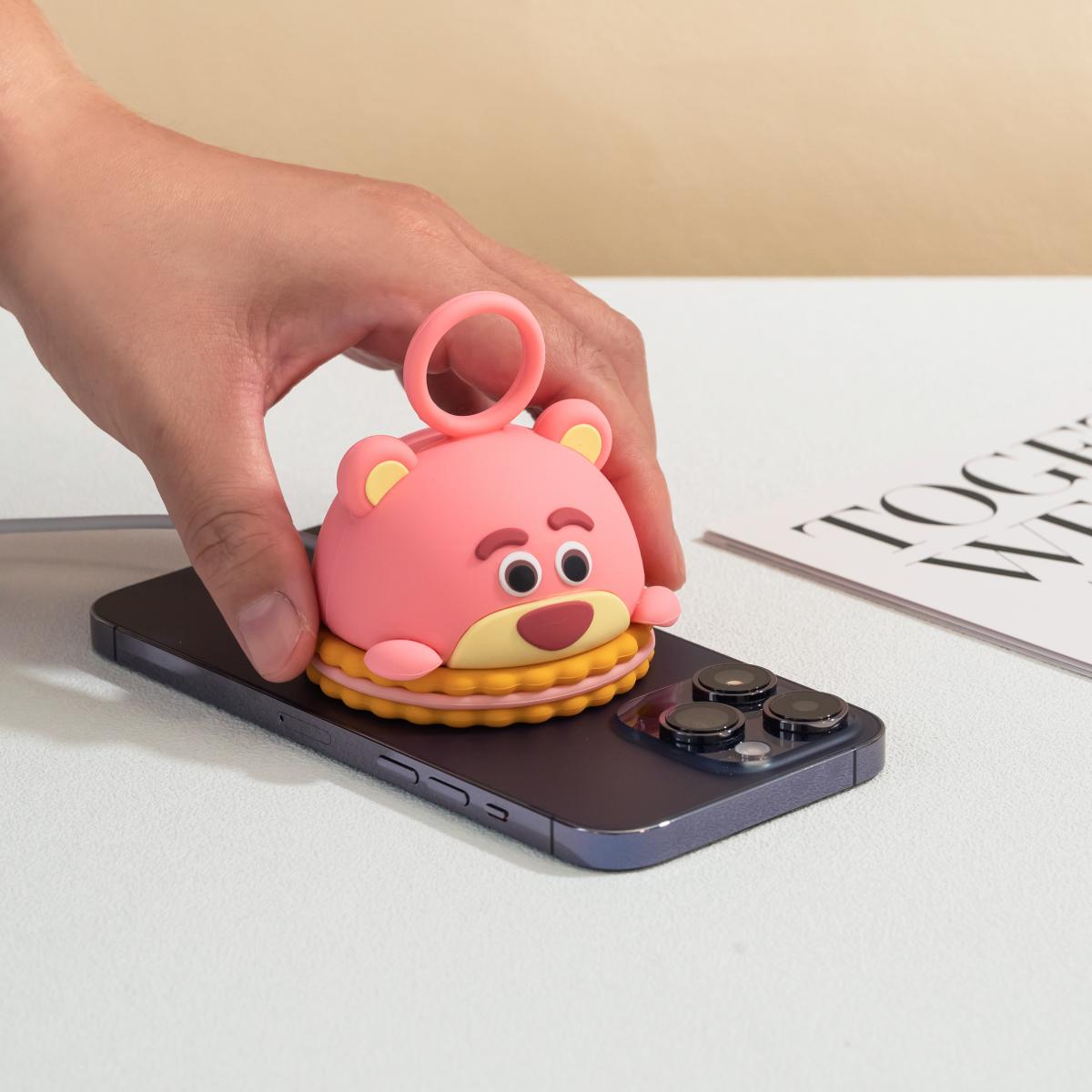 特價 台灣 infoThink Disney系列餅乾造型Magsafe磁吸充電座 三眼仔Alien/ 史迪奇Stitch/ 維尼 Pooh/ 熊抱 Lotso
