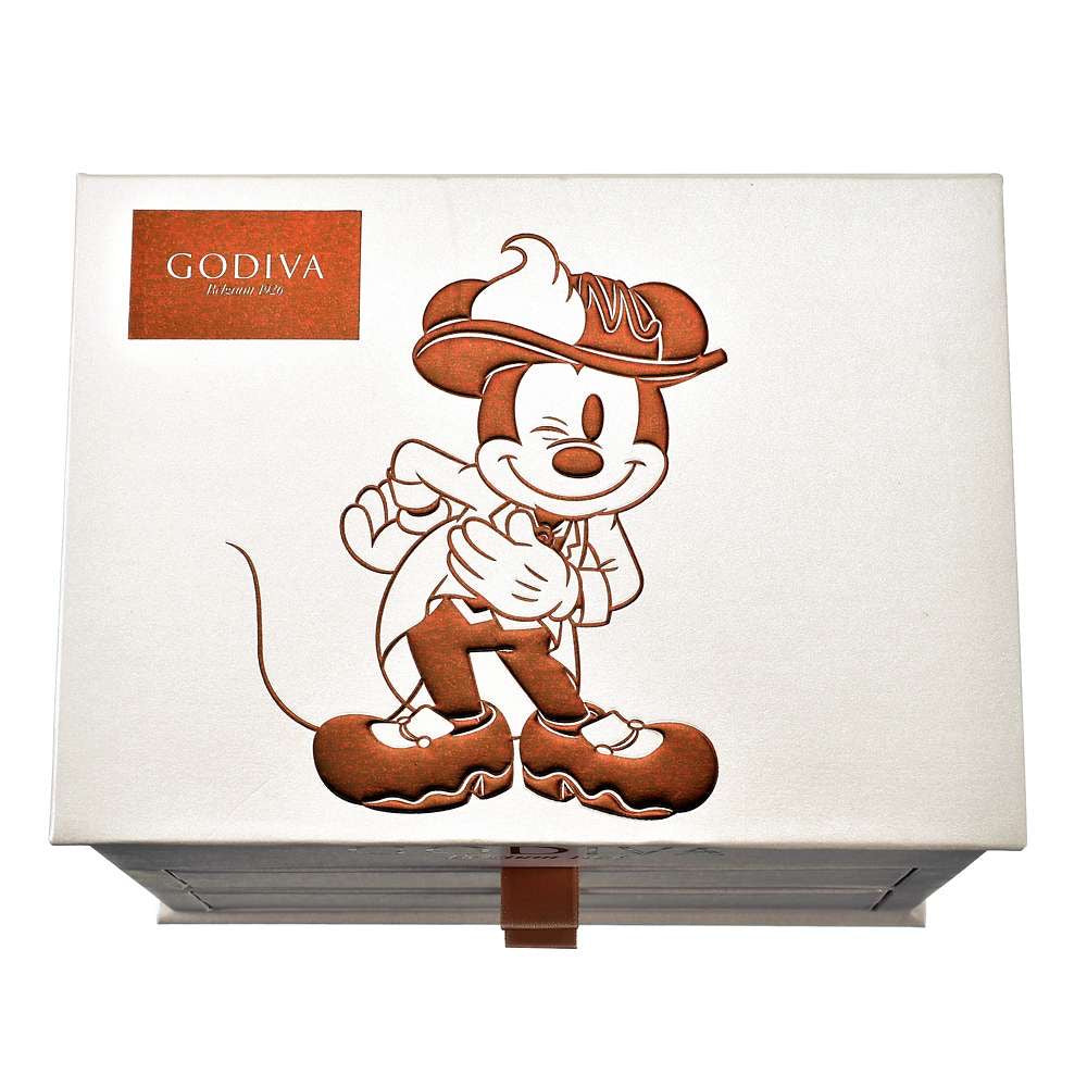 DISNEY VALENTINE GODIVA Mickey 朱古力餅乾禮盒18粒裝