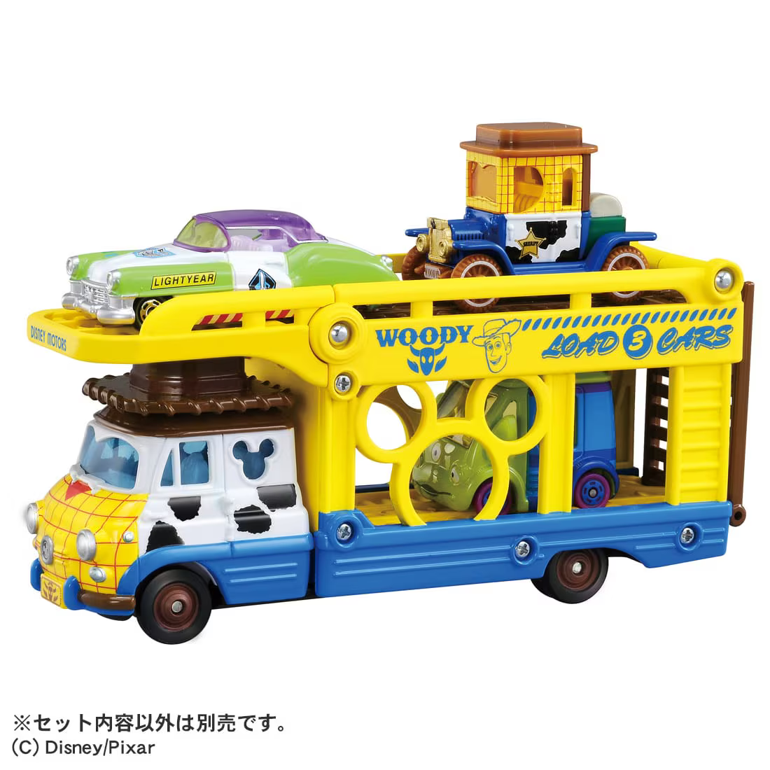 Tomica 玩具車 | Toy Story 5|Woody貨車 *可放3架車,圖中小車需另外購買