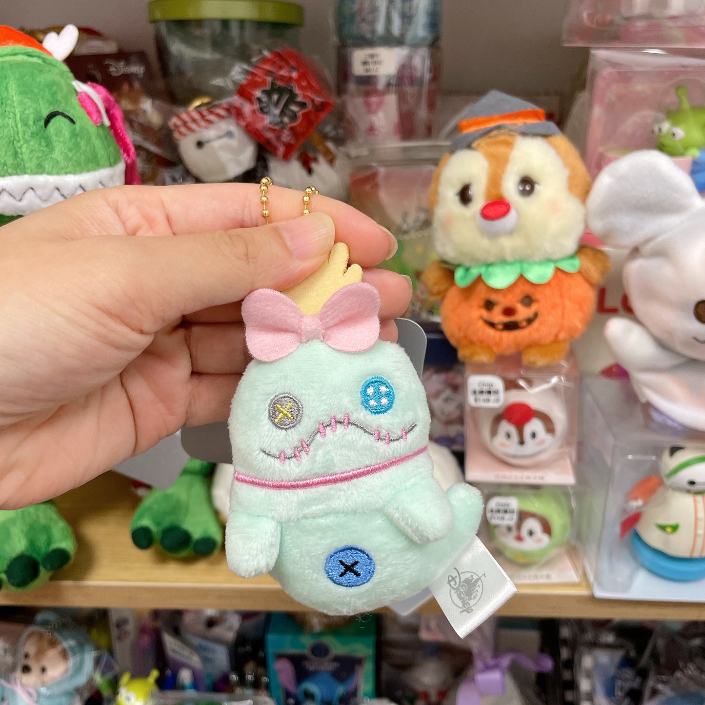 現貨 Stitch/ 小甘/ Donald 扮幽靈匙扣 DISNEY HALLOWEEN 2024