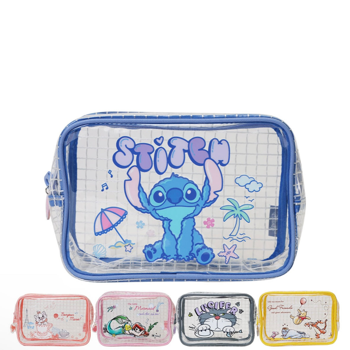 台灣 防水 Pouch Lucifer/ Pooh/ Marie/ Ariel/ Stitch