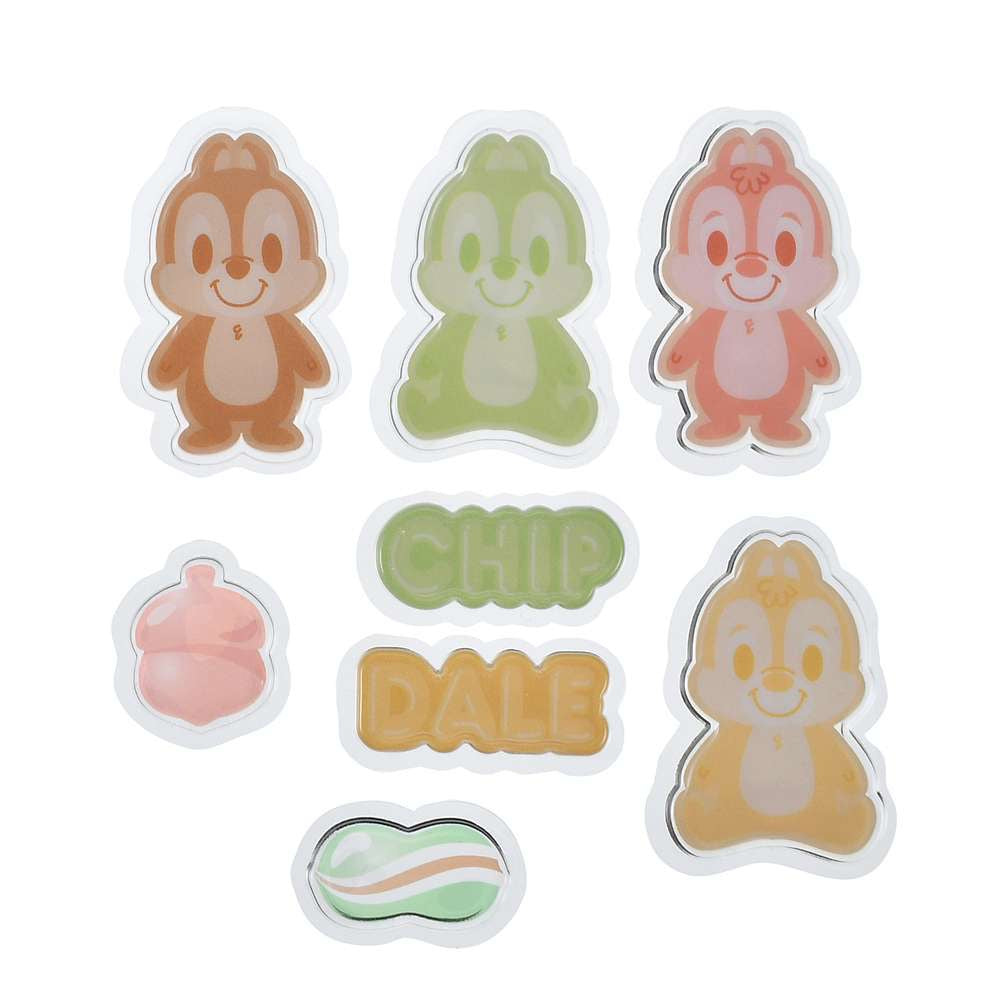 匙扣 Sticker Set 三眼仔/ Pooh/ Stitch/ Mickey & Minnie/ Chip & Dale
