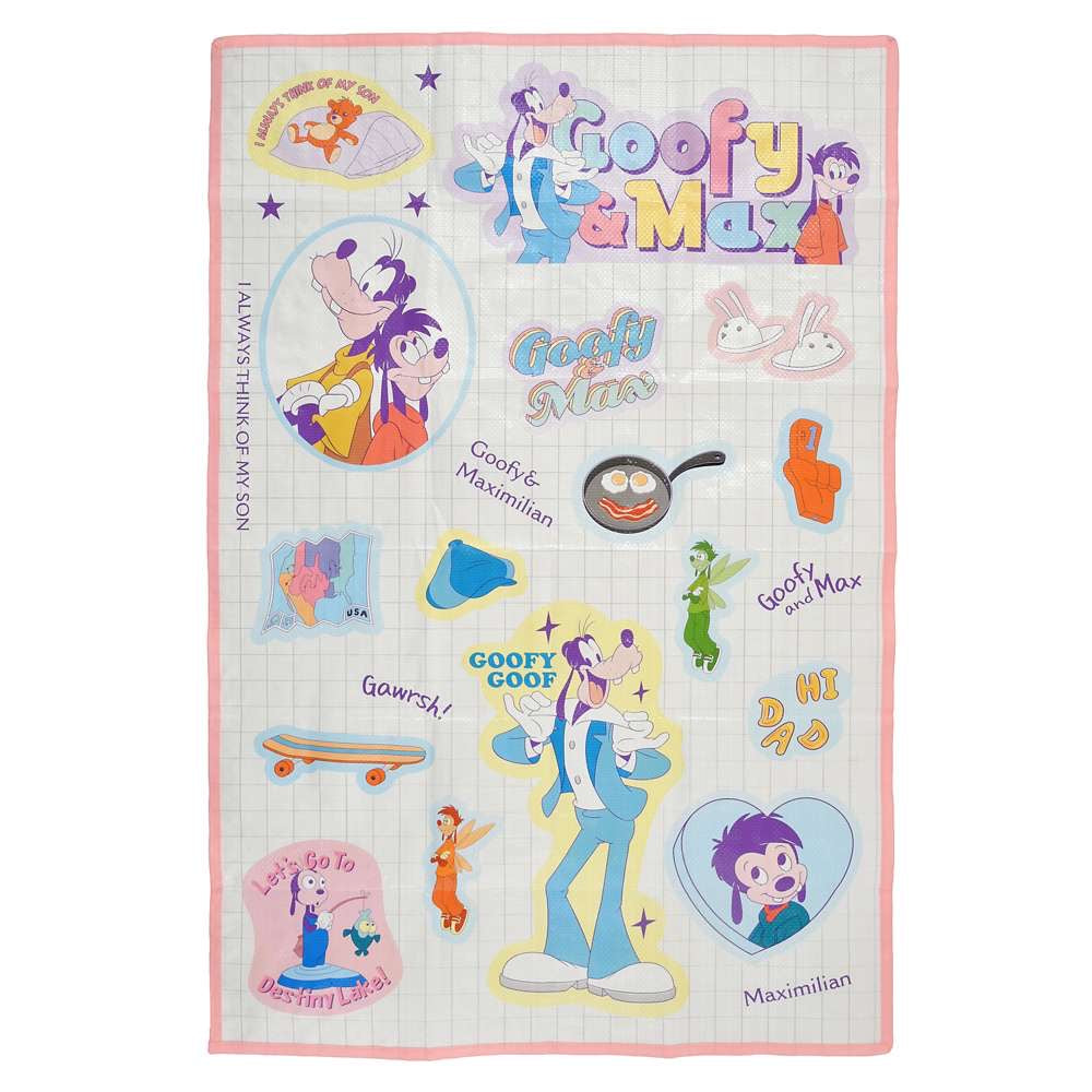 Goofy & Max 摺疊野餐墊連Pouch Goofy Birthday
