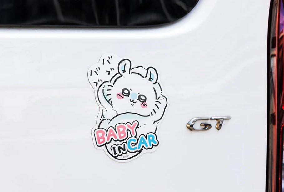 現貨 Chiikawa 飛鼠 - BABY IN CAR 磁石貼 ちいかわ