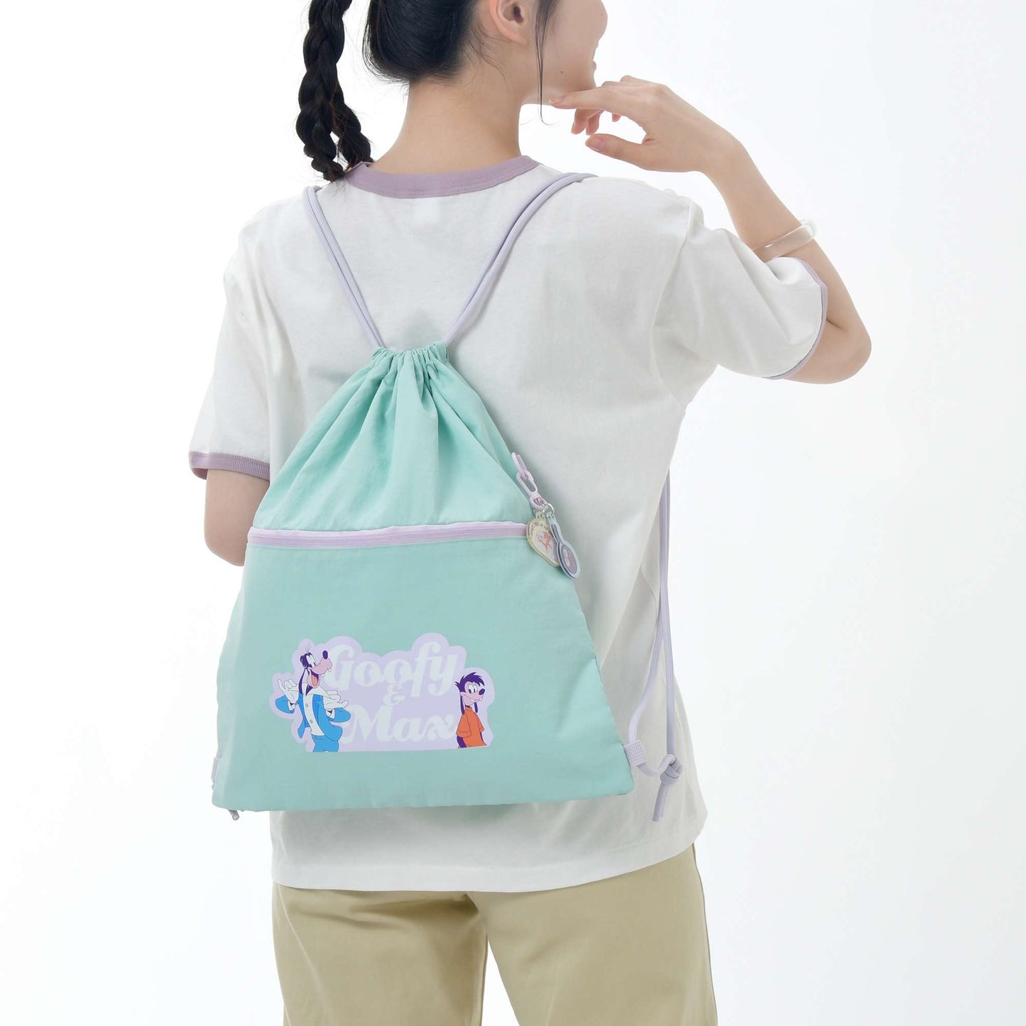 Goofy & Max 索袋背囊連Charm Goofy Birthday