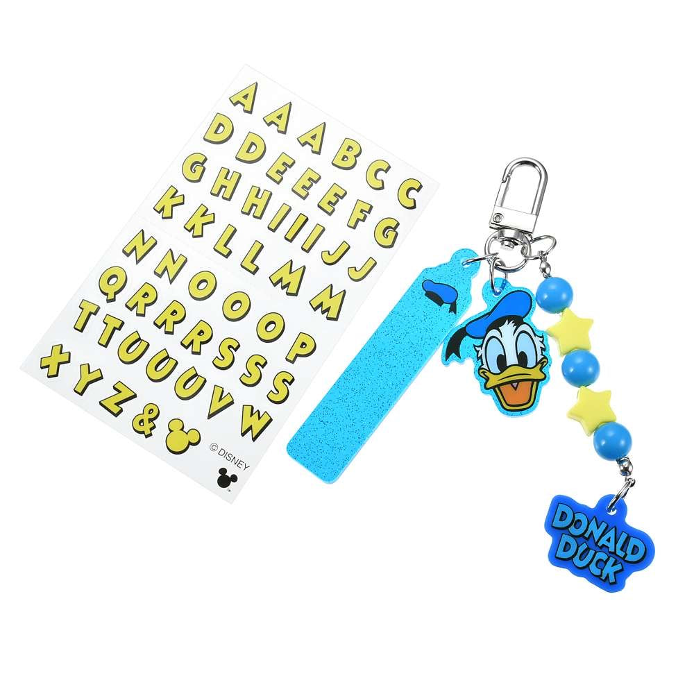 Mickey/ Chip & Dale/ Goofy/ Donald 名字貼鎖匙扣