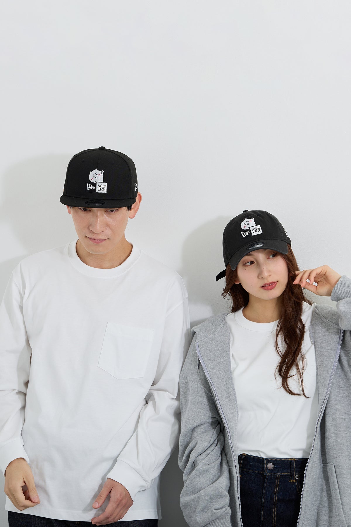 24/10 Chiikawa 小可愛 棒球帽 NEW ERA® 9FIFTY™ ちいかわ BOX LOGO BLACK