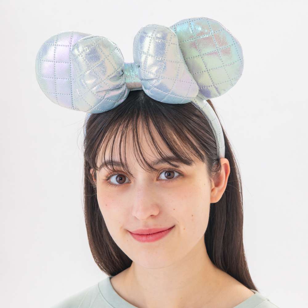 Minnie 銀白/ 紫粉頭箍